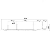 Конек лыжи снегохода BRP 100320T Конек лыжи снегохода BRP 100320T