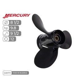 Винт гребной Skipper для Mercury 9.8HP алюминиевый, диаметр - 8 1/2", шаг 9 1/2"