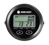 Тахометр универсальный со счетчиком моточасов, подсветкой и внешним питанием, провод 4,5 м Тахометр универсальный со счетчиком моточасов, подсветкой и внешним питанием, провод 4,5 м