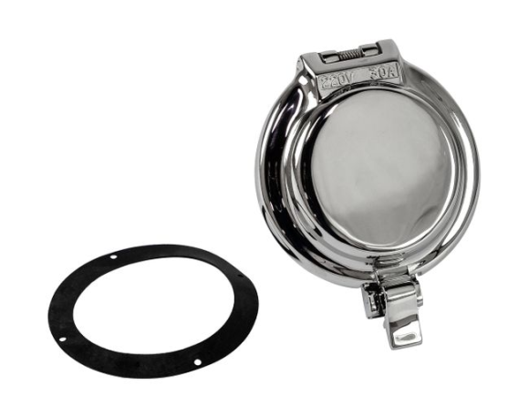 Розетка берегового питания, 30 А, IPХ7 Розетка берегового питания, 30 А, IPХ7