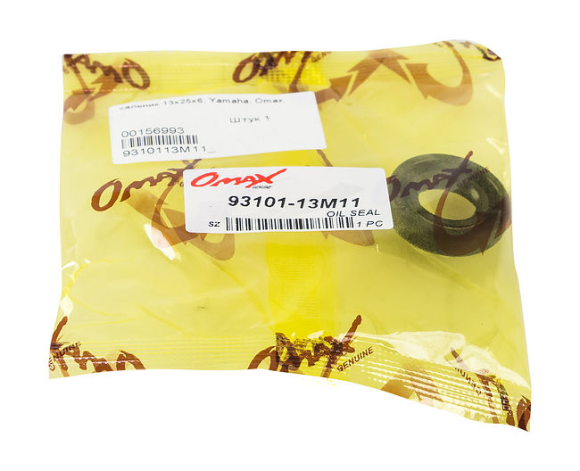 Сальник 13x25x6, Yamaha, Omax