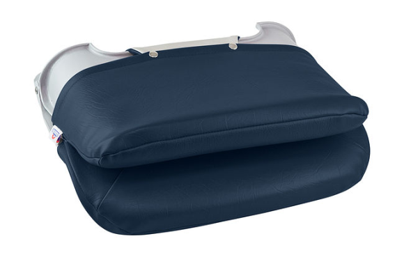 Кресло складное мягкое SKIPPER, цвет серый/синий