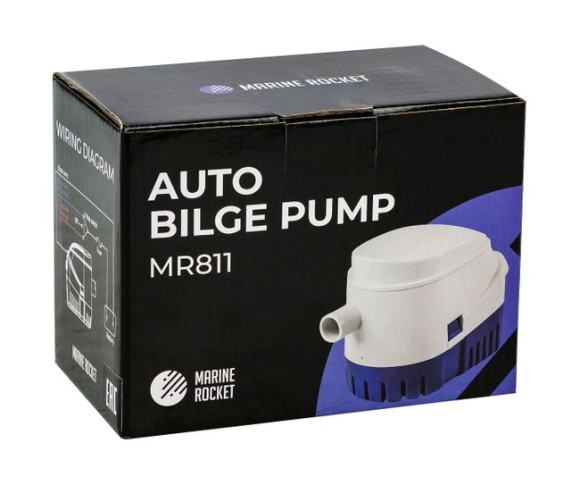 Помпа осушительная Marine Rocket автоматическая, 1100GPH (4163.5 л/ч), 12 В Помпа осушительная Marine Rocket автоматическая, 1100GPH (4163.5 л/ч), 12 В