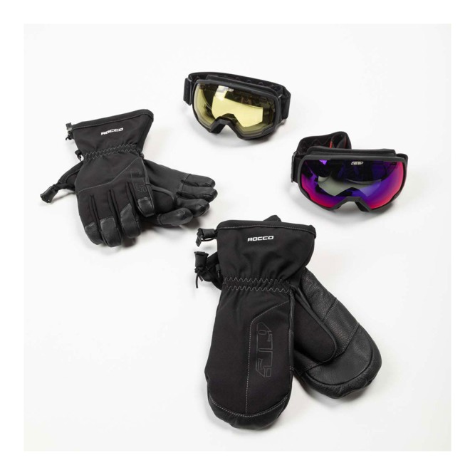 Детские рукавицы 509 Rocco Gauntlet с утеплителем Black, YXL