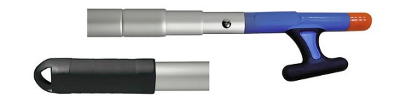 Багор телескопический трехколенный, 150-382 см