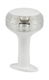 Огонь топовый на стойке 5", белый, 12-24 В, LED, Ba15d