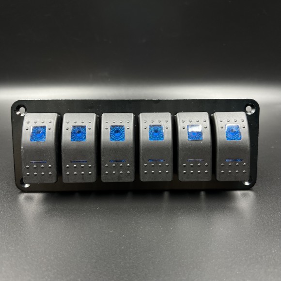 Панель управления (6 тумблеров вкл/выкл)(PREMARINE) Панель управления (6 тумблеров вкл/выкл)(PREMARINE)