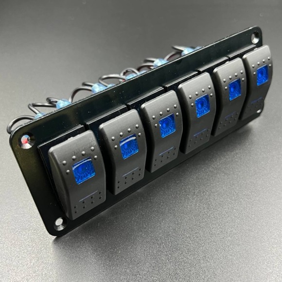 Панель управления (6 тумблеров вкл/выкл)(PREMARINE) Панель управления (6 тумблеров вкл/выкл)(PREMARINE)