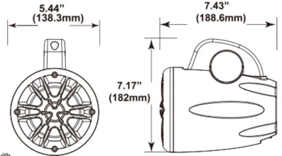 Морская акустика на таргу BOSS B40RGB