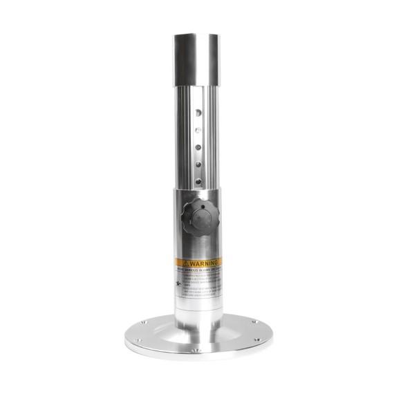 Стойка для кресла Skipper анодированный алюминий, регулируемая 330-450 мм со слайдером