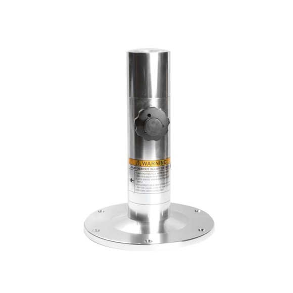 Стойка для кресла Skipper анодированный алюминий, регулируемая 330-450 мм со слайдером