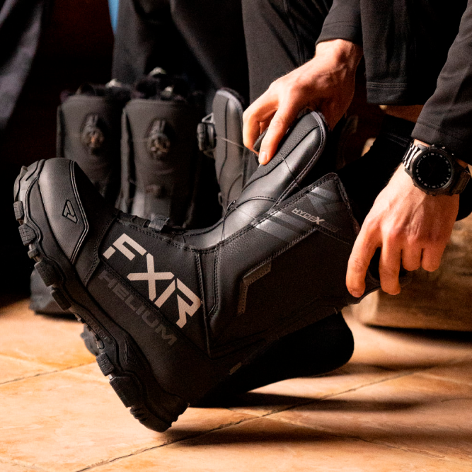 Ботинки FXR Helium BOA с утеплителем Black, 8/10