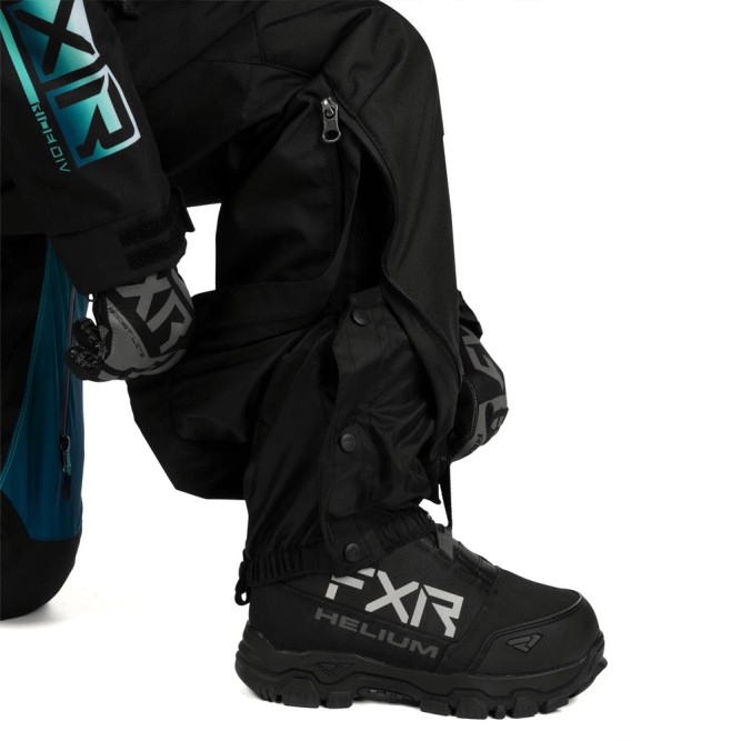 Комбинезон FXR CX F.A.S.T. с утеплителем Black/Mint Fade, 6