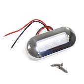 Светильник для подсветки палуб и трапов светодиодный 75х32 мм, синий свет SS