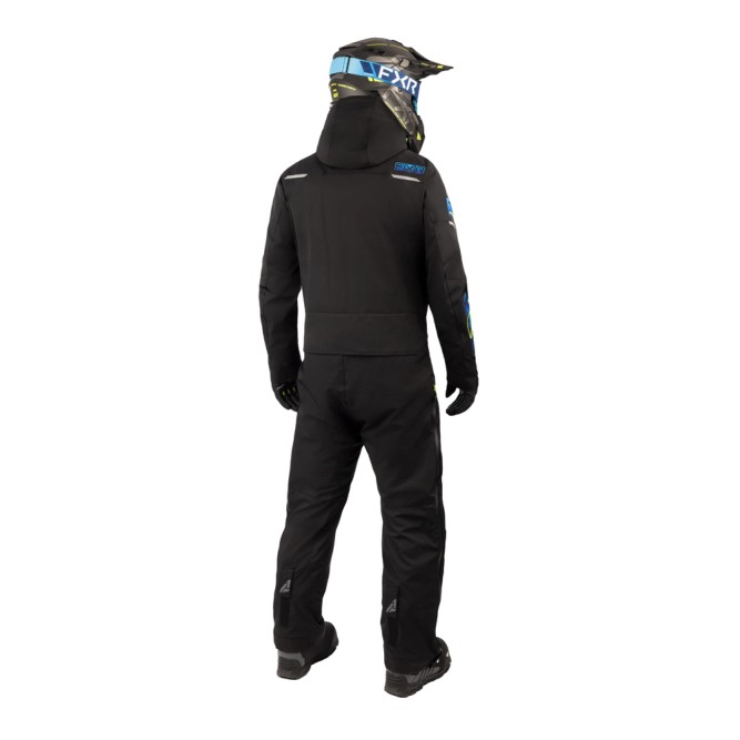 Комбинезон FXR Maverick без утеплителя Black/Blue/Hi Vis, 2XL