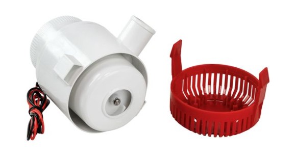 Помпа осушительная Marine Rocket, 3000GPH (11355 л/ч), 12 В Помпа осушительная Marine Rocket, 3000GPH (11355 л/ч), 12 В