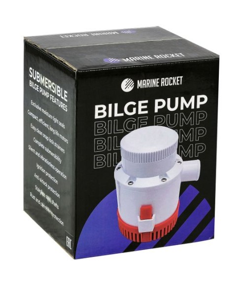 Помпа осушительная Marine Rocket, 3000GPH (11355 л/ч), 12 В Помпа осушительная Marine Rocket, 3000GPH (11355 л/ч), 12 В