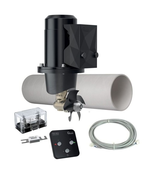Подруливающее устройство Quick, D110mm, 25KGF, 12 В, (TCD2022 - TCDEX06 - TNL 750mm)