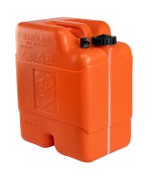 Бак топливный вертикальный переносной без указателя уровня в комплекте с переходником "елочка", 22 л