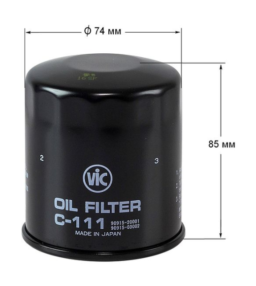 Фильтр масляный VIC C-111