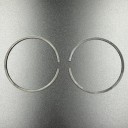 Кольца поршневые, комплект на один поршень Yamaha Viking 540 (+0.25mm) (Osaka)