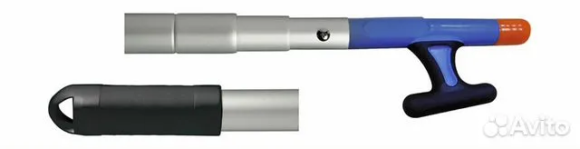 Багор телескопический трехколенный, 110-260 см