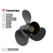 Винт гребной  Skipper для Tohatsu 25-30HP алюминиевый, диаметр - 9.9", шаг 14"