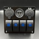 Панель управления (4 тумблера вкл/выкл, прикуриватель, 2 USB)(PREMARINE)