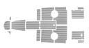 Комплект палубного покрытия для Феникс 510BR, тик серый, Marine Rocket