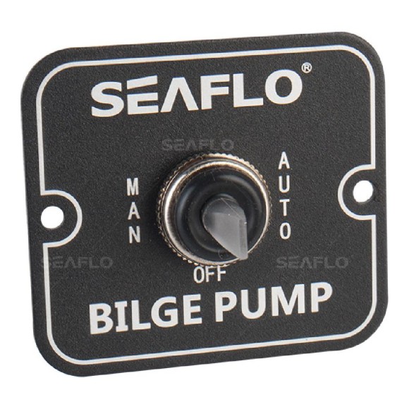 Панель с переключателем SeaFlo, 12V/24V трёхпозиционный Панель с переключателем SeaFlo, 12V/24V трёхпозиционный