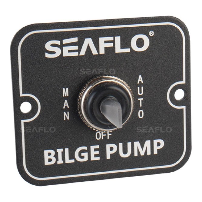 Панель с переключателем SeaFlo, 12V/24V трёхпозиционный