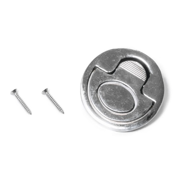 Ручка потайная круглая SUNFINE 51.5мм, нержавеющая сталь Ручка потайная круглая SUNFINE 51.5мм, нержавеющая сталь