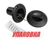 Горловина заливная для бензина, пластиковая, черная, под шланг 50 мм (упаковка из 20 шт.)