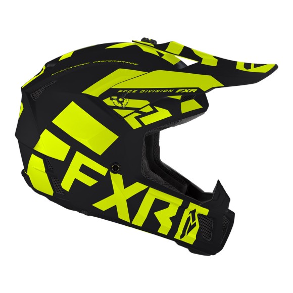 Шлем FXR Clutch Evo Le.5 Black/Hi Vis, L Шлем FXR Clutch Evo Le.5 Black/Hi Vis, L