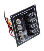 Панель бортового питания 4 переключателя, автоматы Панель бортового питания 4 переключателя, автоматы