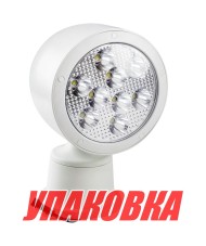 Прожектор светодиодный с дистанционным управлением, белый корпус (упаковка из 4 шт.) Прожектор светодиодный с дистанционным управлением, белый корпус (упаковка из 4 шт.)