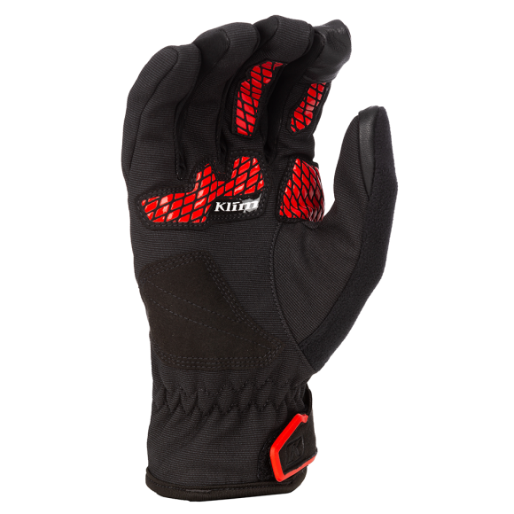 Перчатки Klim Inversion без утеплителя Black/Fiery Red, LG