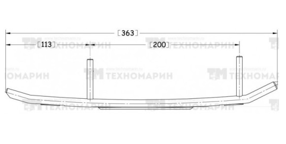 Конек лыжи Polaris (комплект 2шт) A-04-0-4-296 Конек лыжи Polaris (комплект 2шт) A-04-0-4-296