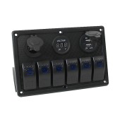 Многофункциональная панель с переключателями на 6 клавиш Многофункциональная панель с переключателями на 6 клавиш