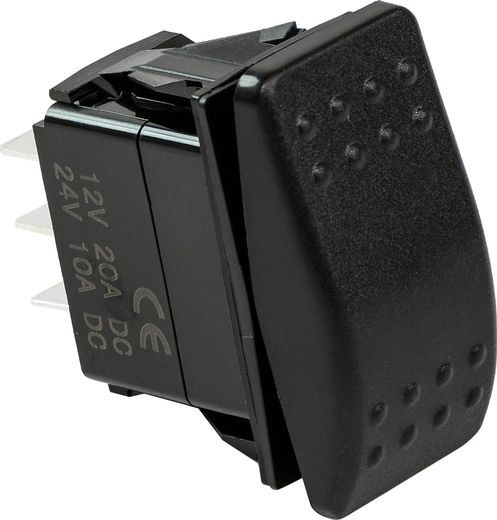 Переключатель трехпозиционный ON-OFF-ON 12В/20А 6р