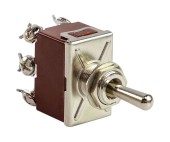 Тумблер трехпозиционный (ON)-OFF-(ON) 12 В/15А 6P