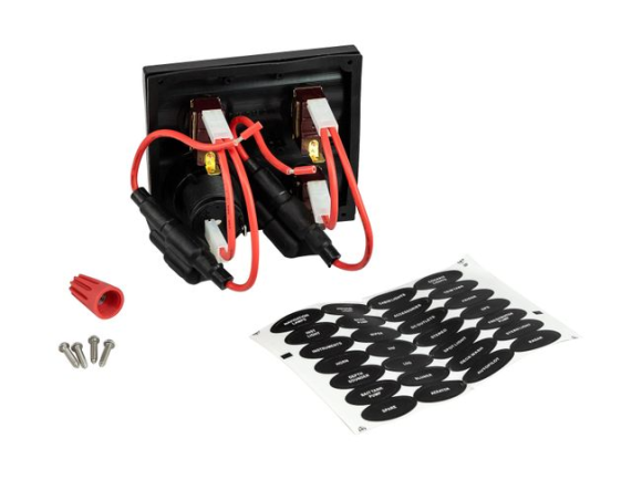 Панель бортового питания 3 переключателя, разъем прикуривателя