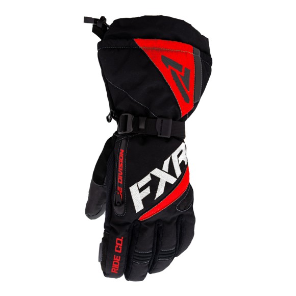 Перчатки FXR Fuel с утеплителем Black/Red, XL
