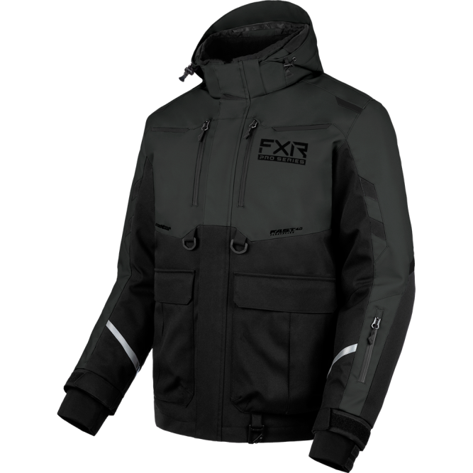 Куртка FXR Expedition Pro 2-in-1 с утеплителем Black/Asphalt, 3XL