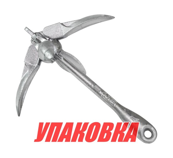 Якорь кошка 3,2 кг, складной, Marine Rocket (упаковка из 4 шт.)