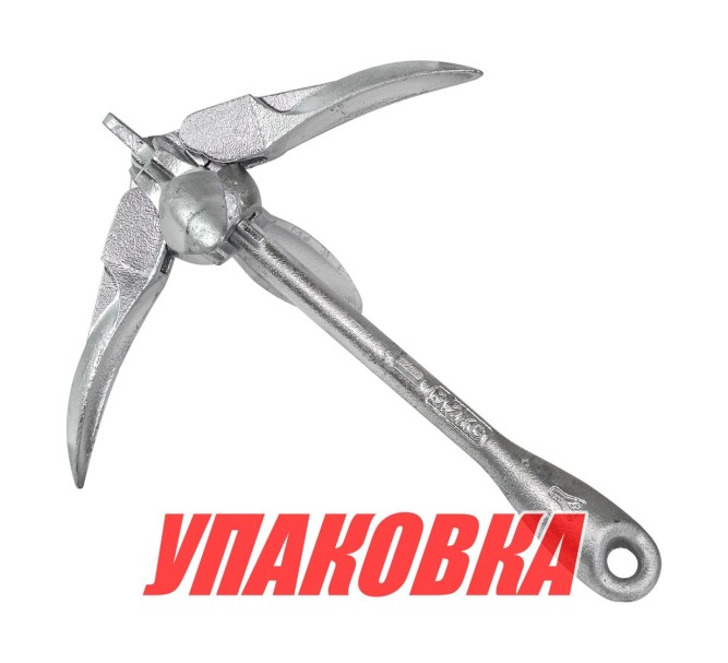 Якорь кошка 3,2 кг, складной, Marine Rocket (упаковка из 4 шт.)