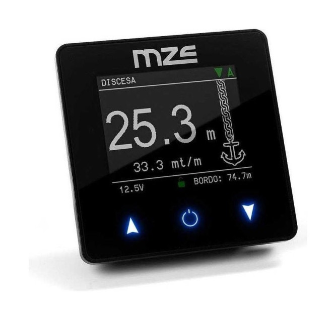 Панель управления якорной лебедкой со счетчиком цепи, Mzelectronic