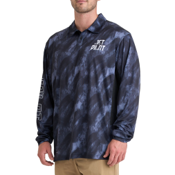 Джерси JetPilot Venture LS Fishing Black, L