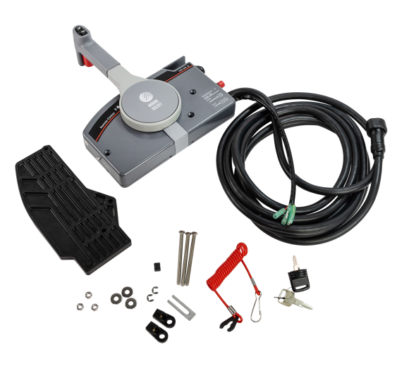 Дистанционное управление с гидроподъемом, толкает газ, 10P, 5м. (Yamaha 703), Marine Rocket