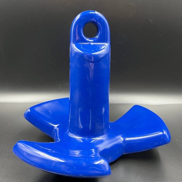 Якорь речной 3-х лепестковый (Синий) с ПВХ покрытием 4.5кг (Allshine)
